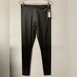 New Mix (S/M & L/XL & 1X/2X) black leather leggings NWT
